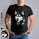 [Hot Sale] Custom Face Men's T-shirt Personalized Casual Shirt with Photo