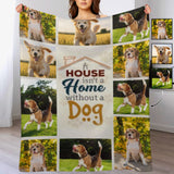 Custom Photo My Dog Ultra-Soft Micro Fleece Blanket, Customized Throw Blanket