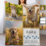 Custom Photo&Name My Sweet Dog Ultra-Soft Micro Fleece Blanket, Customized Throw Blanket