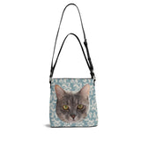 Custom Pet Face Leather Bucket Tote Bag For Women Medium Hobo Shoulder Purse And Handbags