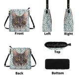 Custom Pet Face Leather Bucket Tote Bag For Women Medium Hobo Shoulder Purse And Handbags