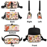 Custom Pet Face PU Leather Saddle Bag for Women Shoulder Bag Crescent Purse Bag