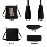 Custom Pet Face Solid Color Leather Bucket Tote Bag For Women Medium Hobo Shoulder Purse And Handbags