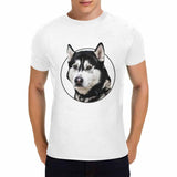 Custom Pet Face T-shirt for Pet Lover Men's All Over Personalized Pictures Shirts