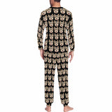 [Up To 5 Faces] Custom Face Pajamas for Men Personalized Men's Pajama Set Sleep or Loungewear For Him