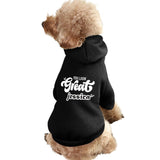 Custom Name Dog Hoodie Dog Warm Jacket Cat Apparel Dog Shirt Dog Clothes for Puppy Cat Sweaters