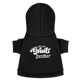 Custom Name Dog Hoodie Dog Warm Jacket Cat Apparel Dog Shirt Dog Clothes for Puppy Cat Sweaters