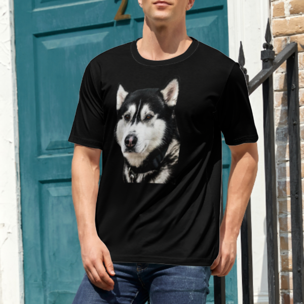 [Hot Sale] Custom Face Men's T-shirt Personalized Casual Shirt with Photo
