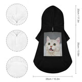 Custom Photo Pet Hoodie Personalized Pet Clothes Dog Cat Hoodie With Your Photo