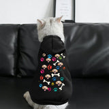 Custom Face Paws Dog Hoodie Dog Warm Jacket Cat Apparel Dog Shirt Dog Clothes for Puppy Cat Sweaters