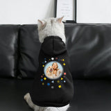 Custom Photo Dog Hoodie Dog Warm Jacket Cat Apparel Dog Shirt Dog Clothes for Puppy Cat Sweaters