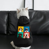 Custom Photos Dog Hoodie Dog Warm Jacket Cat Apparel Dog Shirt Dog Clothes for Puppy Cat Sweaters