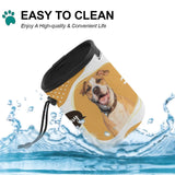 Custom Face Yellow Pet Treat Pouch Kit Pet Training Bag