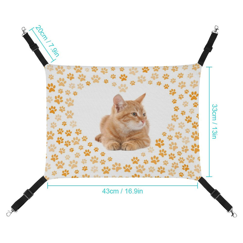 Custom Face Heart Photo Pet Hammock Soft Pet Bed Personalized Gift For Cat Puppy