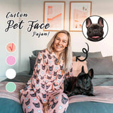 Flash Sale - 60% off Custom Pet Face Sleepwear Women's Lightweight Long Pajama Set