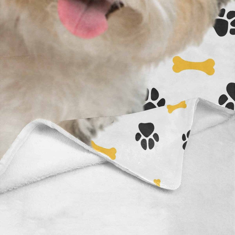 Custom Photo Pet Ultra-Soft Micro Fleece Blanket, Customized Throw Blanket