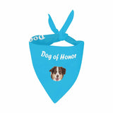 Custom Dog Face Pet Bandana Dog of Honor