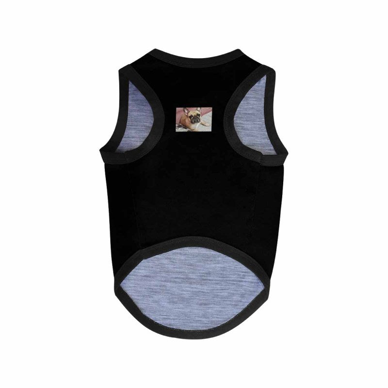 Custom Photo Your Pet All Over Print Pet Tank Top Personalized Pet Clothes Dog T Shirt With Your Photo