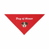 Custom Dog Face Pet Bandana Dog of Honor