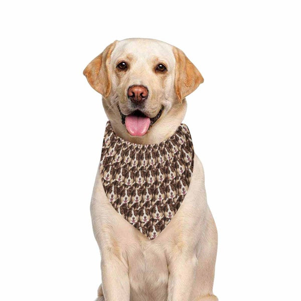 Custom Dog Seamless Face Pet Bandana