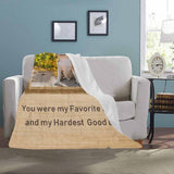 Custom Face&Name Miss Ultra-Soft Micro Fleece Blanket, Customized Throw Blanket