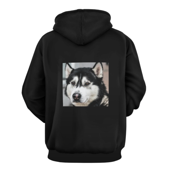 Custom Pet Face Hoodie Pet Photo Black Hoodie with BG Unisex Hooded Pullover Personalized Face Loose Hoodie Top Plus Size for Him Her