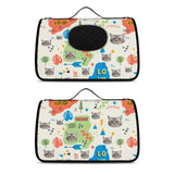 Custom Face Forest Elements Pet Handbag Personalized Dog Cat Carrier