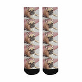 Personalized Family Photo Socks Design Your Own Socks with Pictures Custom Print Sublimated Crew Socks