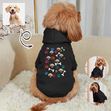 Custom Face Paws Dog Hoodie Dog Warm Jacket Cat Apparel Dog Shirt Dog Clothes for Puppy Cat Sweaters