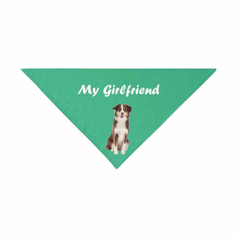 Custom Dog My Girlfriend Pet Bandana