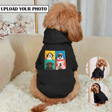 Custom Photos Dog Hoodie Dog Warm Jacket Cat Apparel Dog Shirt Dog Clothes for Puppy Cat Sweaters