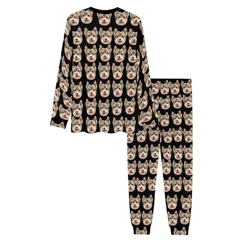 [Up To 5 Faces] Custom Face Pajamas for Men Personalized Men's Pajama Set Sleep or Loungewear For Him