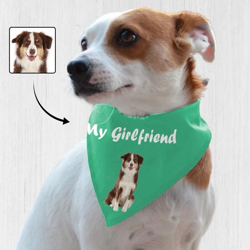 Custom Dog My Girlfriend Pet Bandana