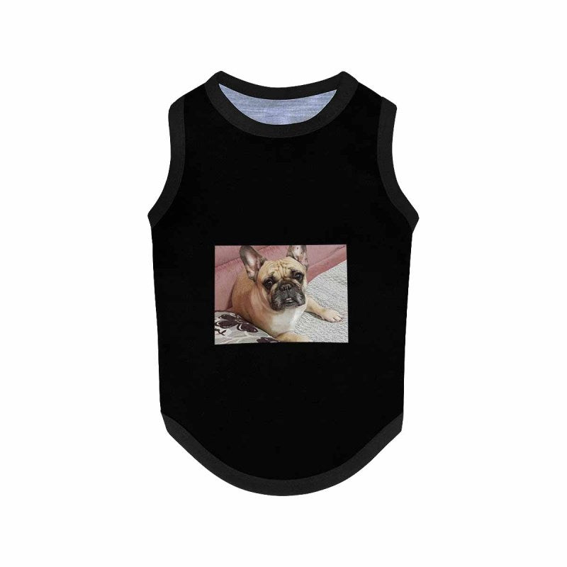 Custom Photo Your Pet All Over Print Pet Tank Top Personalized Pet Clothes Dog T Shirt With Your Photo