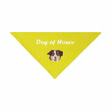 Custom Dog Face Pet Bandana Dog of Honor