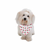 Custom Face Red Lip Pet Bandana