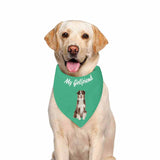 Custom Dog My Girlfriend Pet Bandana