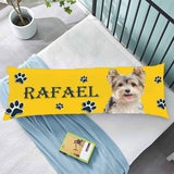 Design Body Pillow Cover with Picture on It Custom Pet Face&Name Dog Body Pillow Case 20inx54in