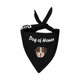 Custom Dog Face Pet Bandana Dog of Honor