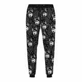 [High Quality] Custom Face Sweatpants with Puppy Picture Personalized Men's All Over Print Sweatpants