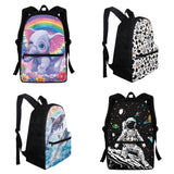 15.7Inch School Backpack for Teen Kids School Bags with Side Pocket Bookbags Travel Bags