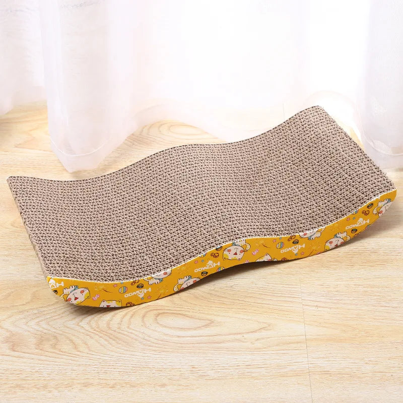 M-Shape Quality Corrugated Paper Cat Scratch Guards Pet Scratching Claw Scraper Cat Products Scratcher Pet Furniture+Free Catnip