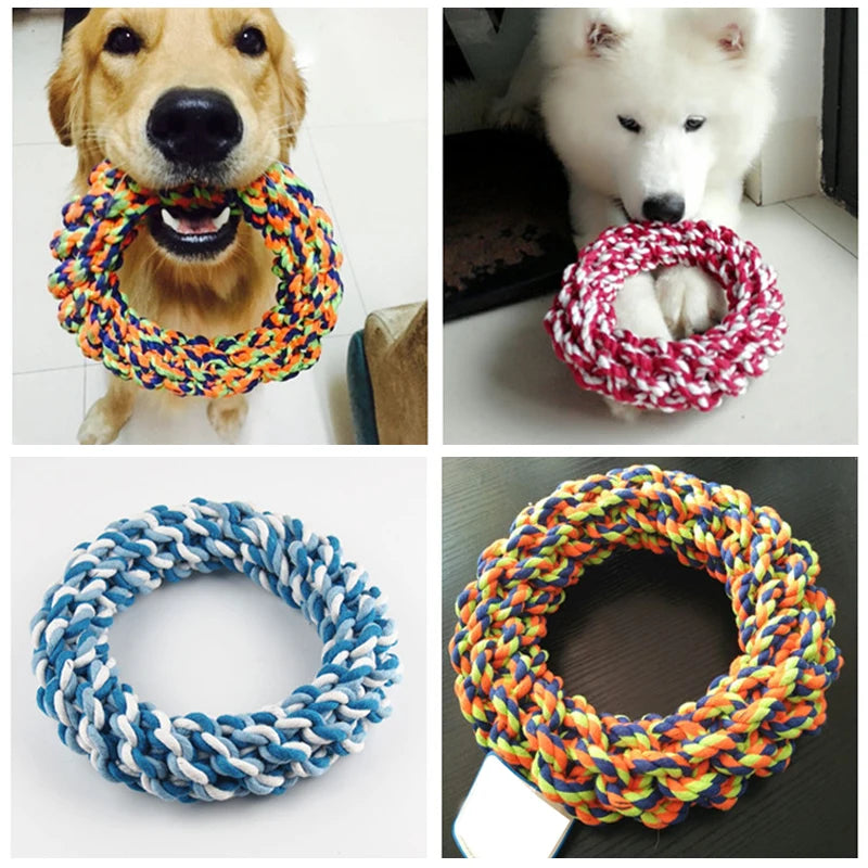 Sturdy Big Dog Chew Rope Toy Bite Resistant Pet Toys for Medium Large Dogs Golden Retriever Pitbull Labrador mascotas Supplies