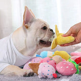 1Pc Bones Shape Puppy Plush Squeak Chew Toys for Aggressive Chewers Pets Dogs Puppy Playing Cleaning Teeth Dog Supplies