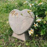 Custom Name Date Heart Shape Tombstone Memorial Stone Pet Loss Memorial Gift