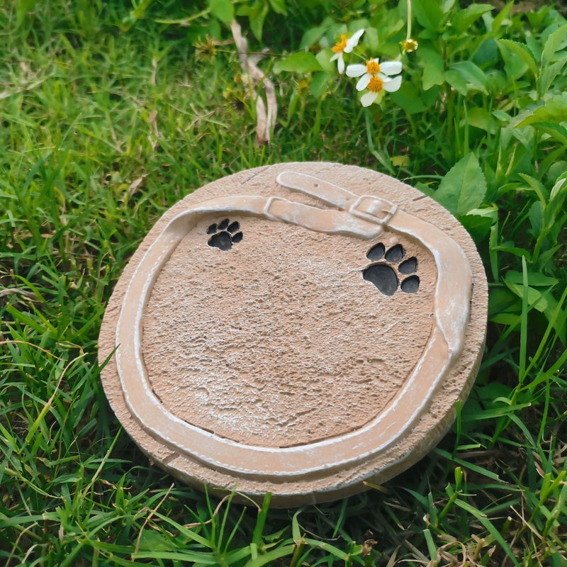 Custom Name Date Circle Tombstone Memorial Stone Pet Loss Memorial Gift