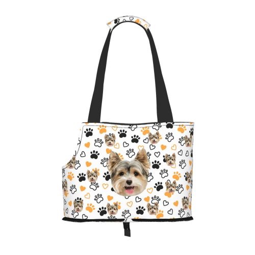 Custom Face Pet Dog Sling Carrier Puppy Pet Slings Tote Bag for Small Dogs Cats