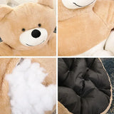 Pet Dog Bed for Small Dogs Soft Warm Cozy Kennel Cute Bear Hug Design Semi-enclosed Dog Sleeping Mat Plush Nest Cushion Dog Sofa