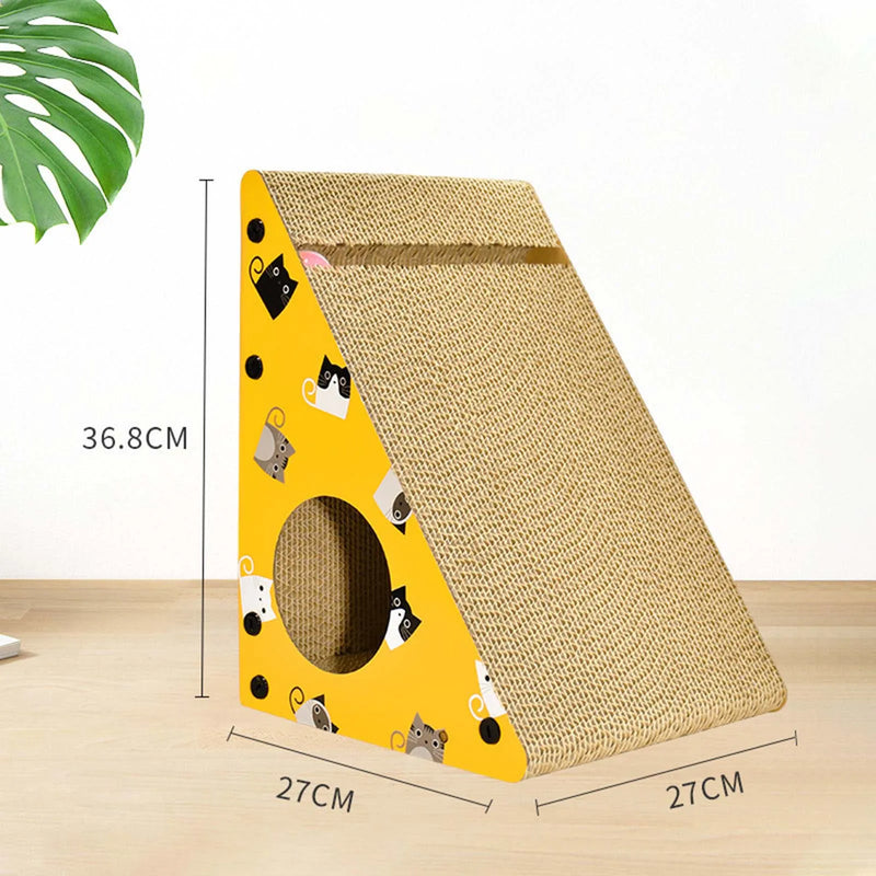 Cat Scratcher Pad Interactive Pet Grinding Claws Cardboard Corrugated Paper Mat Cat Scratching Board Pet Furniture Supplies