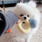 Diamond Ring Box Plush Toy for Dog Super Big Rings Box Set Puppy Dogs Interested Toys Puppies Kids Creative Cute Soft Toys INS